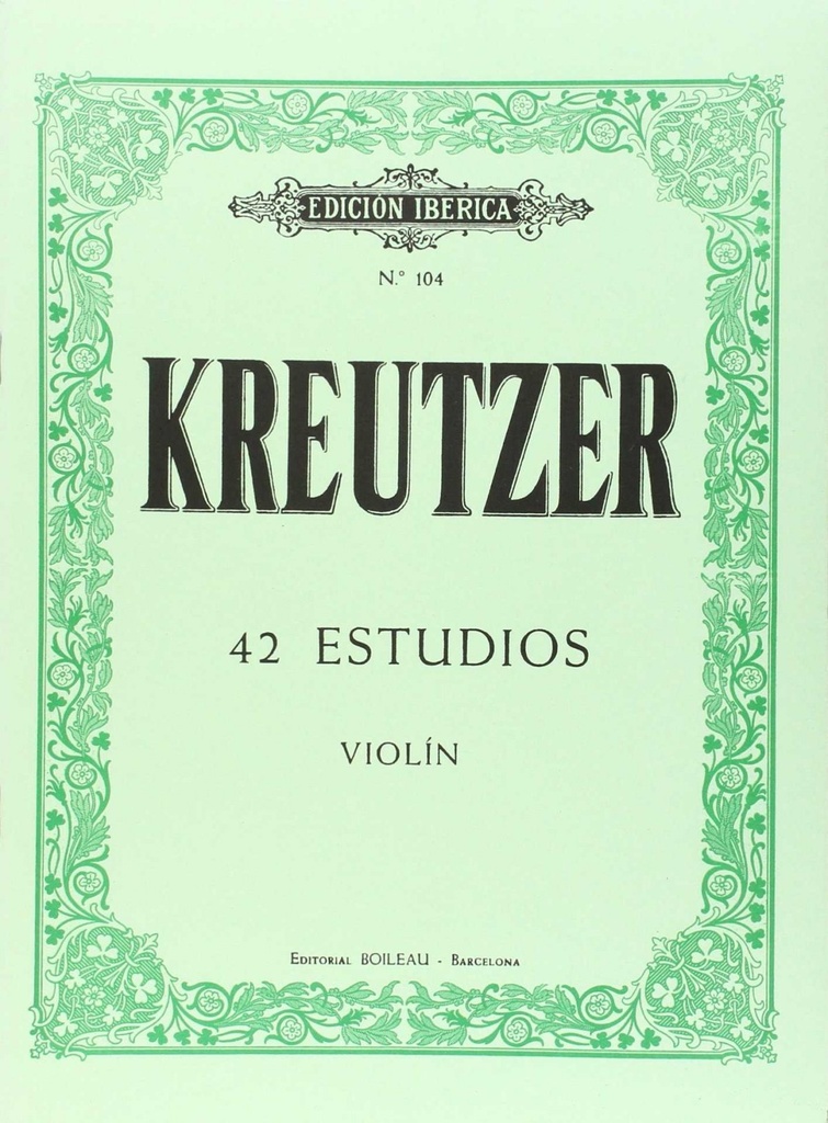 42 estudios violín