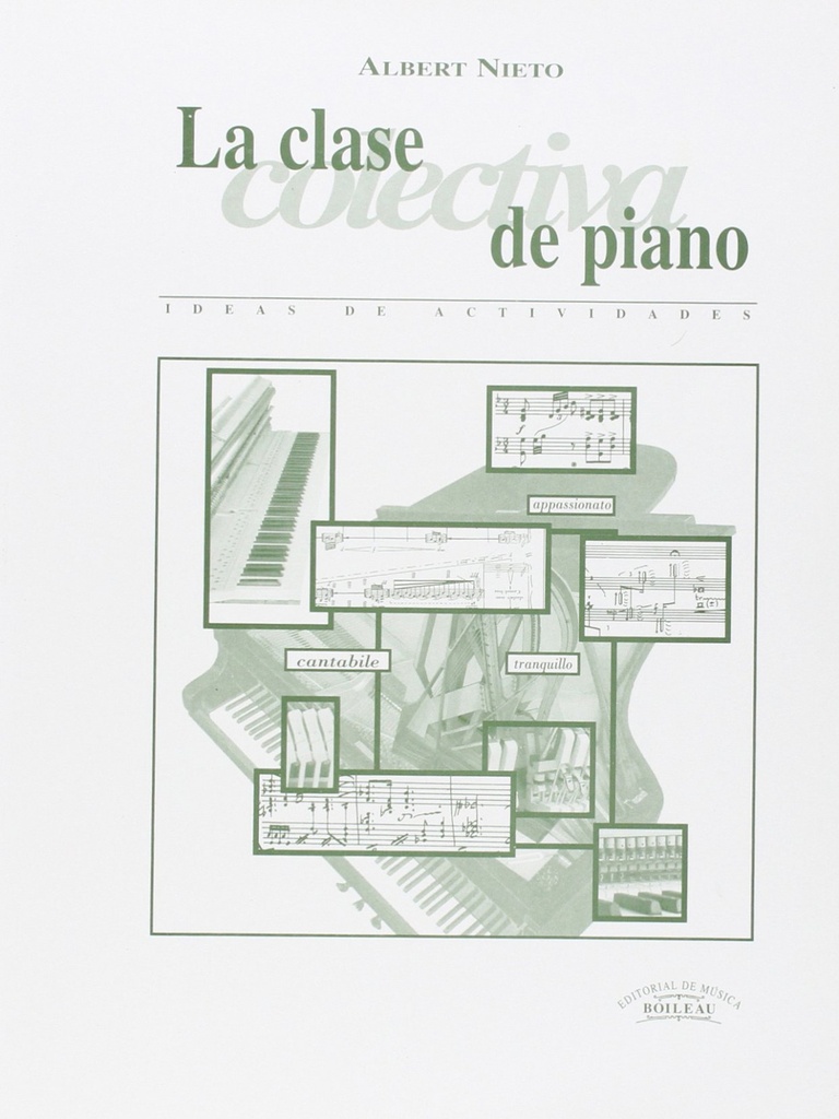 La clase colectiva del piano