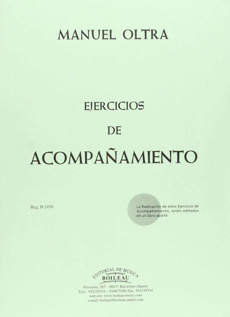 Ejercicios de acompañamiento para piano