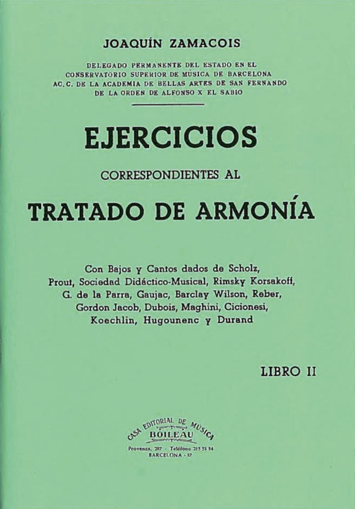 Ejercicios de armonía