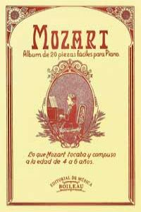 Mozart:álbum 20 piezas fáciles piano