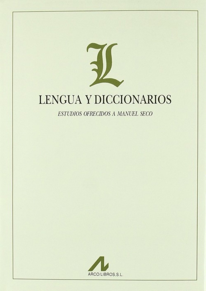 Lencua y diccionarios