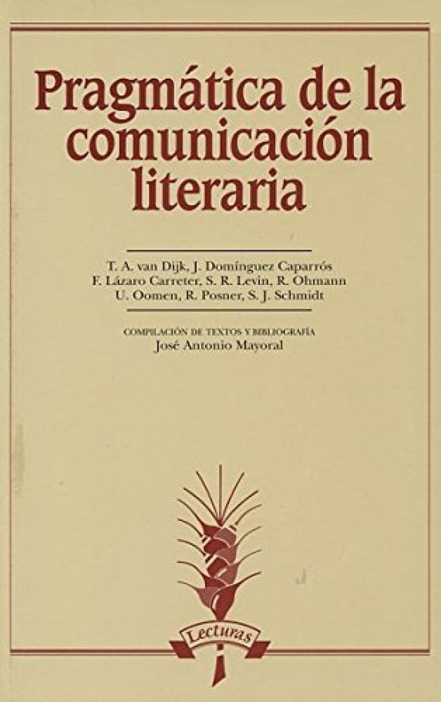 Pragmática de la comunicación literarias