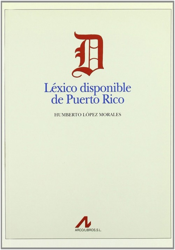 Léxico disponible de puerto Rico