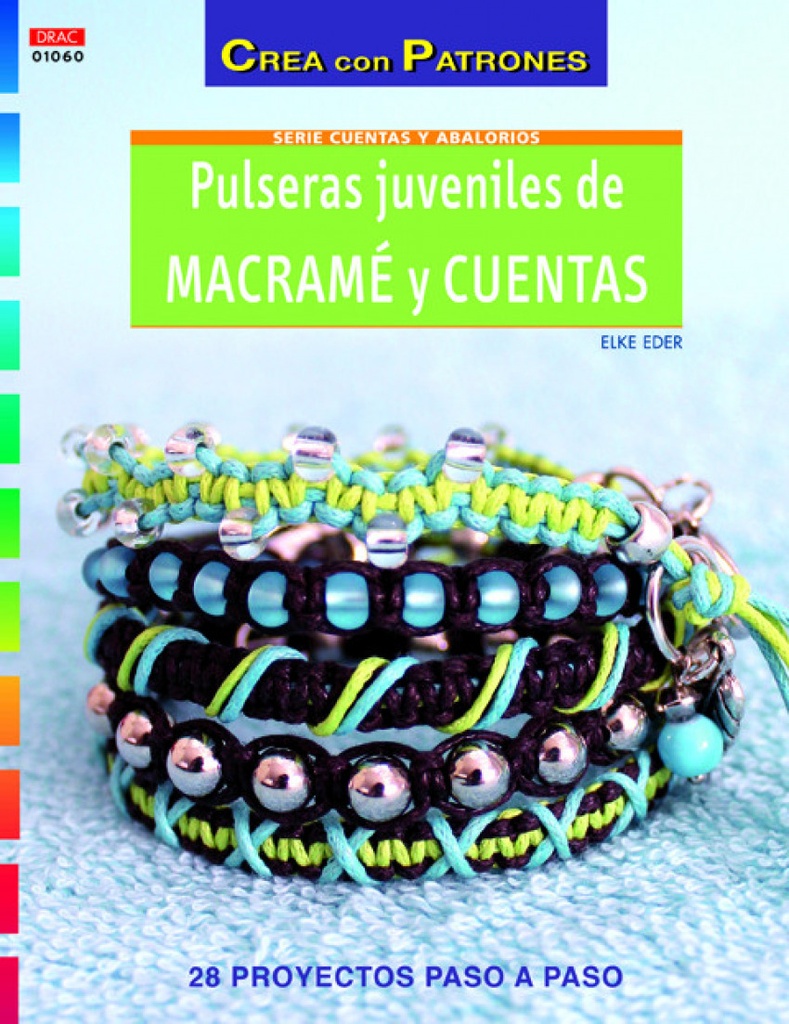 Pulseras juveniles de macramé y cuentas