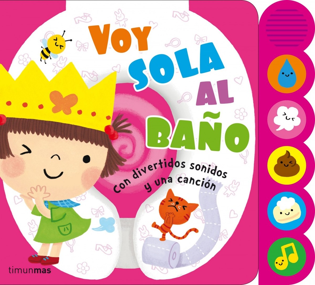 Voy sola al baño. Libro de sonidos