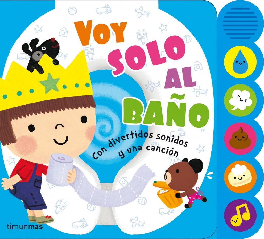 Voy solo al baño. Libro de sonidos