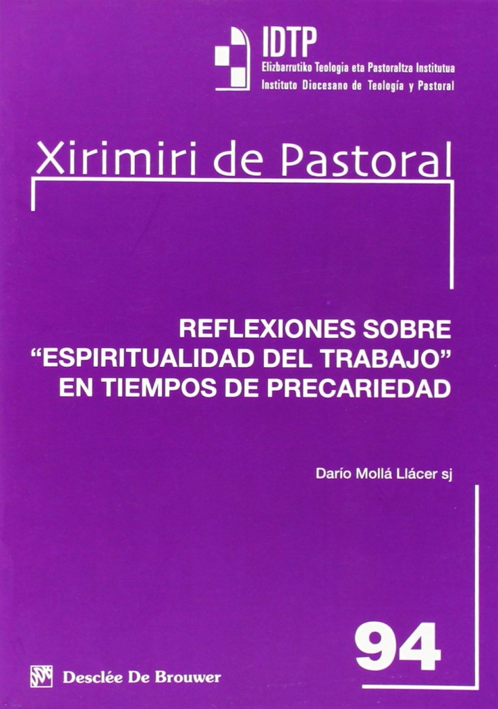 Reflexiones sobre ´Espiritualidad del trabajo´ en tiempos...