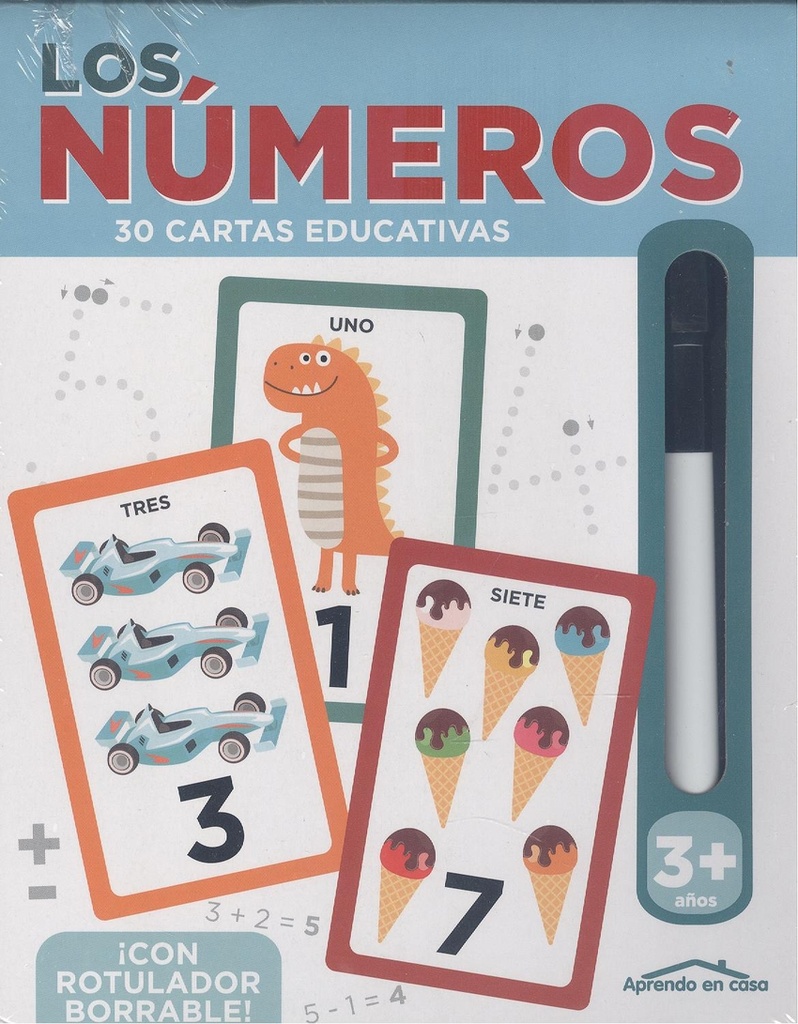 Números de 3 a 5 años.