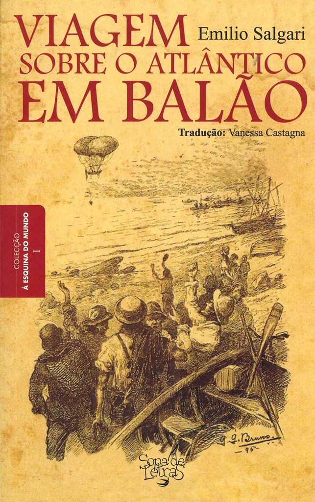 Viagem sobre o Atlantico em Balao