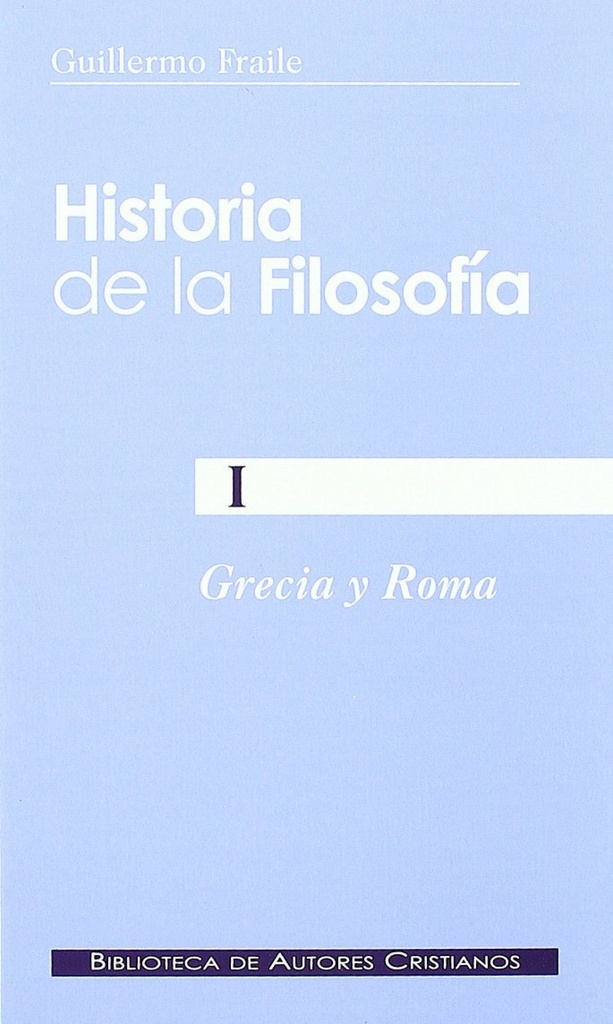 Historia de la filosofía