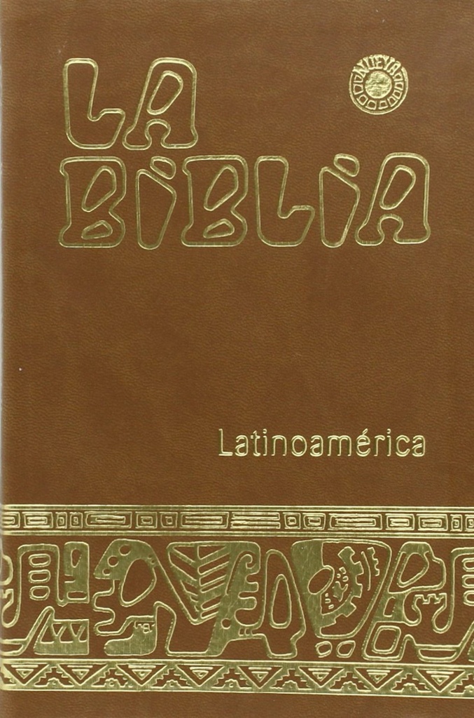 Biblia Latinoam. Ministro simil piel marron