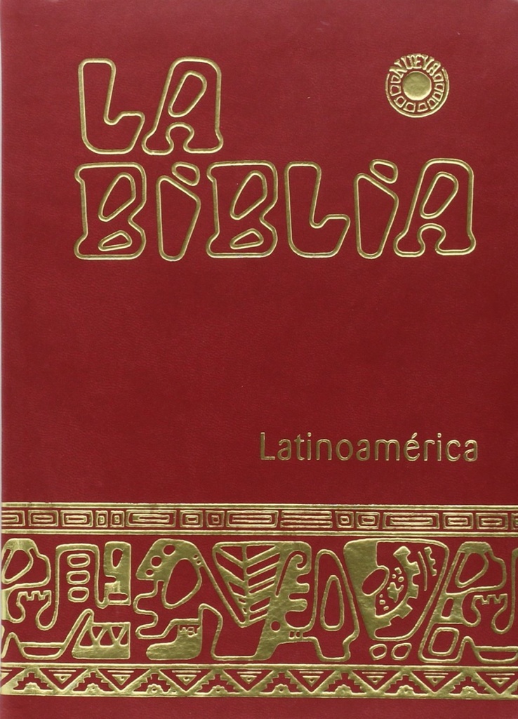 Biblia Latinoam. letra grande simil piel roja, uñeros