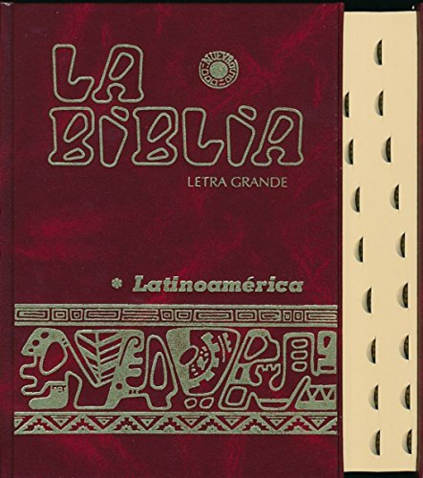 Biblia Latinoam. letra grande cartone , uñeros