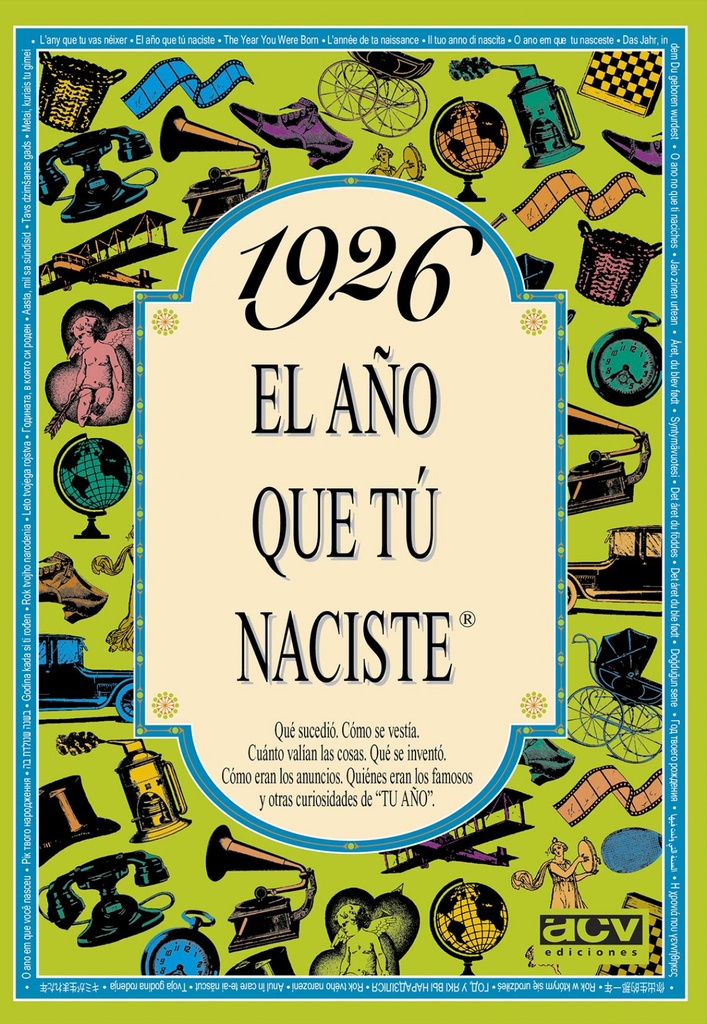 1926 año que tu naciste