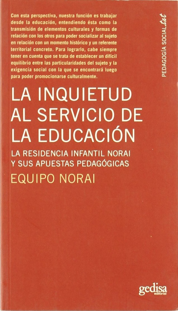 Inquietud al servicio educación