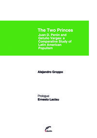 THE TWO PRINCES. JUAN D. PERON AND GETULIO VARGAS. A COMPARA