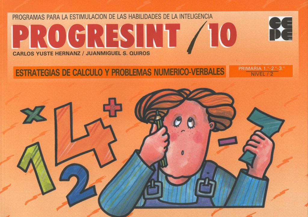 Progresint 10. Estrategias calculo problemas numerico-verbales