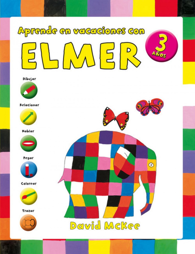 Aprende vacaciones con elmer 3 años