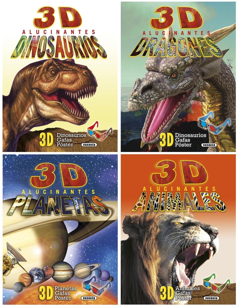 3D alucinantes surtidos