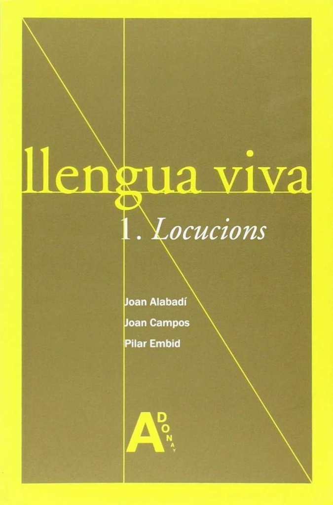 Locucions 1. Llengua viva