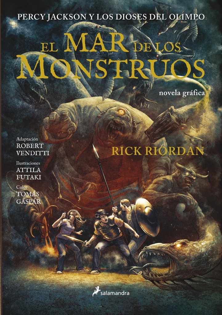 El mar de los monstruos. Novela gráfica Percy Jackson