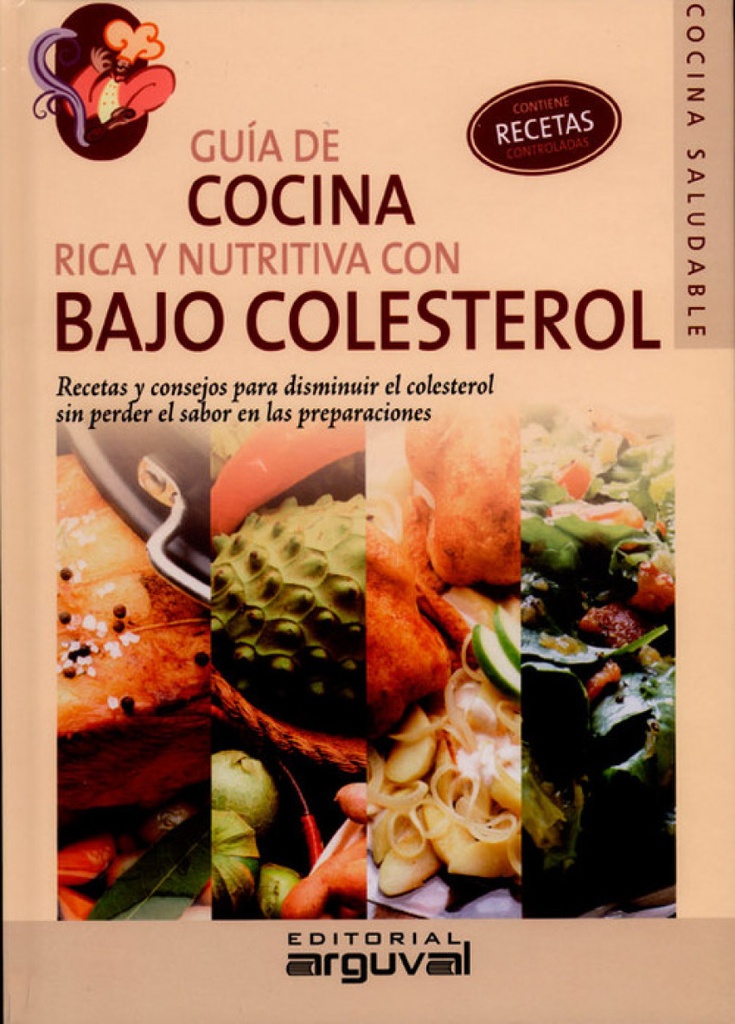 Guía de cocina rica y nutritiva con bajo colesterol