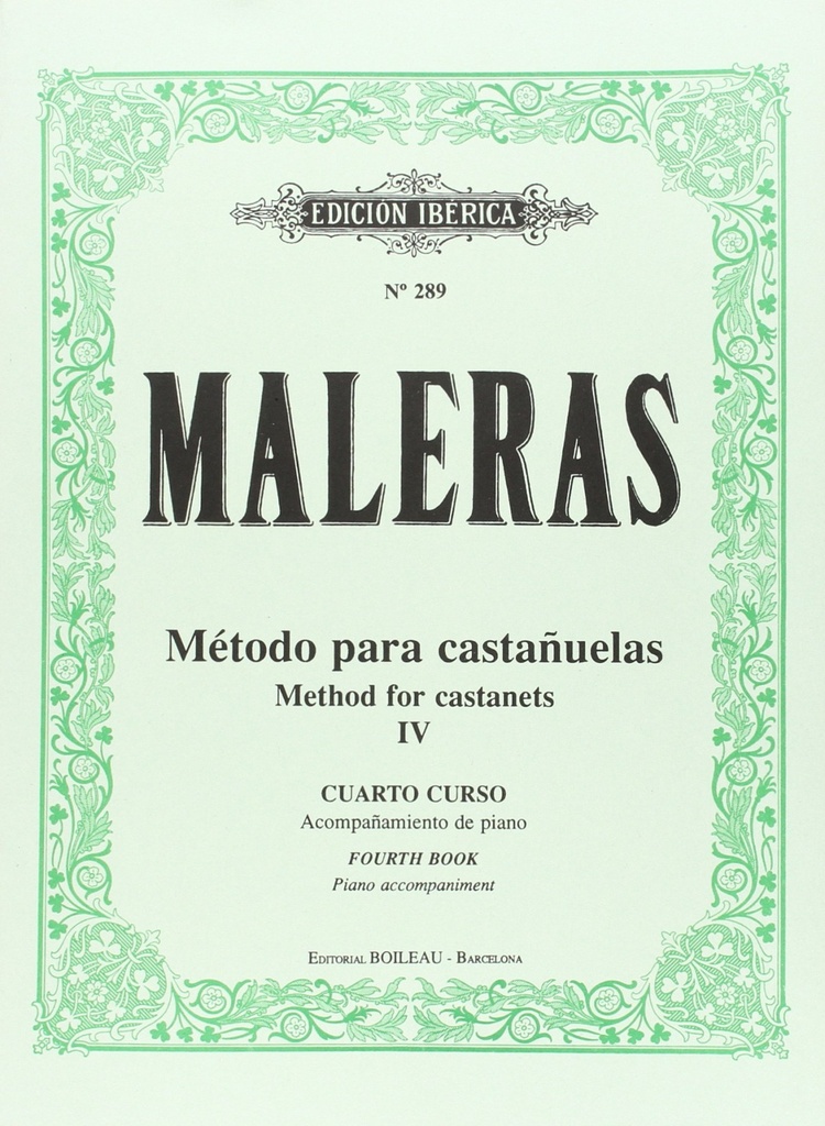 Método de castañuelas Curso 4 acomp.