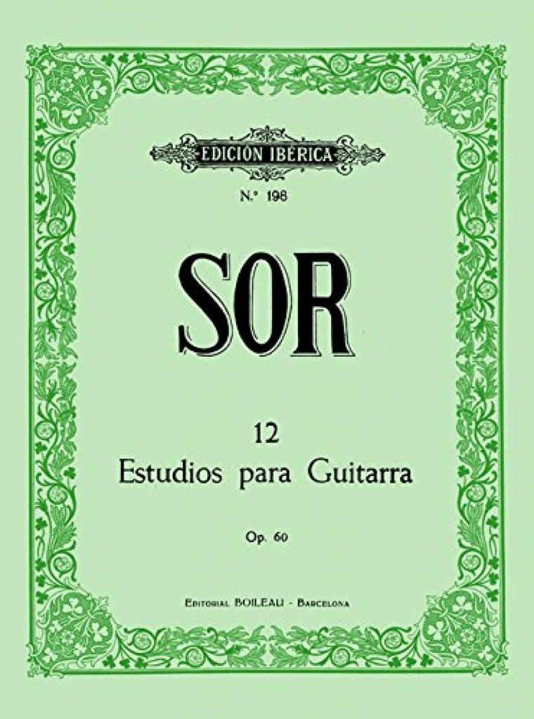 12 Estudios guitarra Op.60