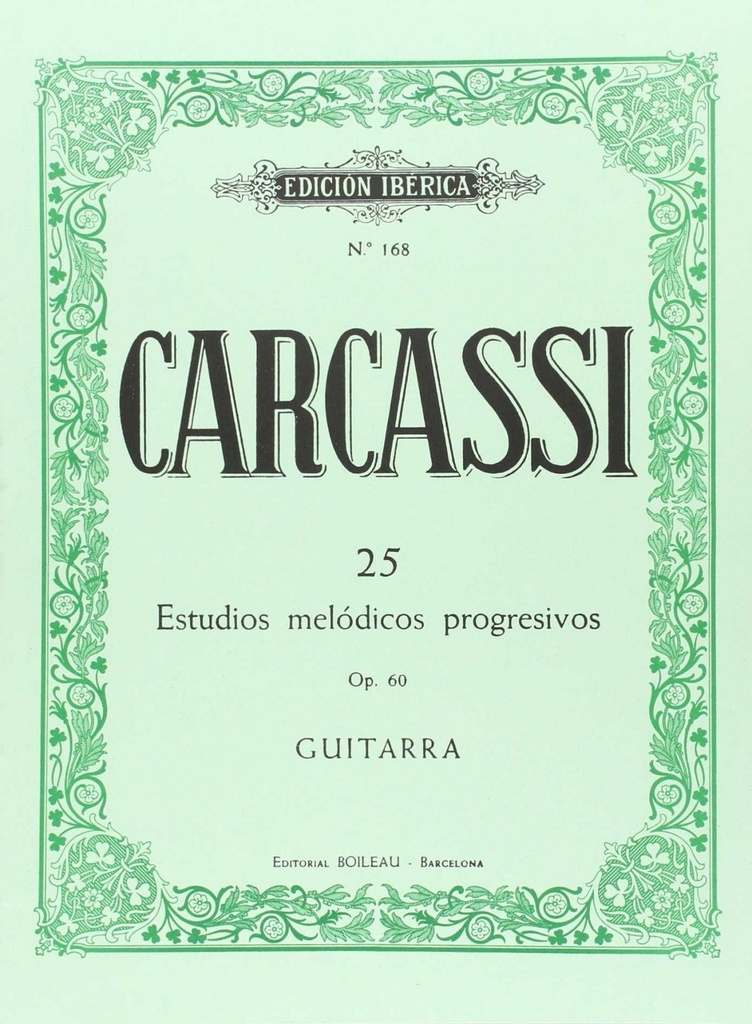 25 Estudios melódicos guitarra Op.60