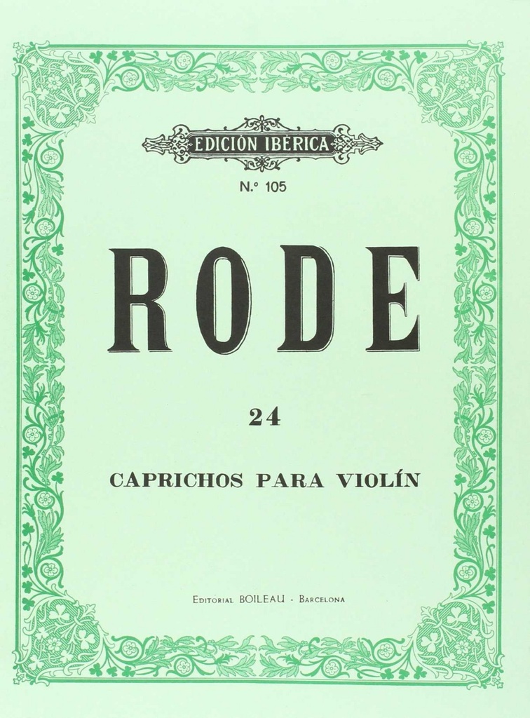 24 Caprichos violín