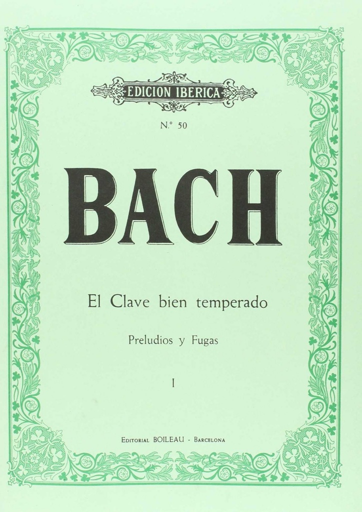 Clave bien temperado Vol.I (Preludios y fugas)