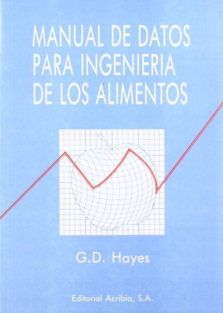 MANUAL DE DATOS PARA INGENIERÍA DE LOS ALIMENTOS