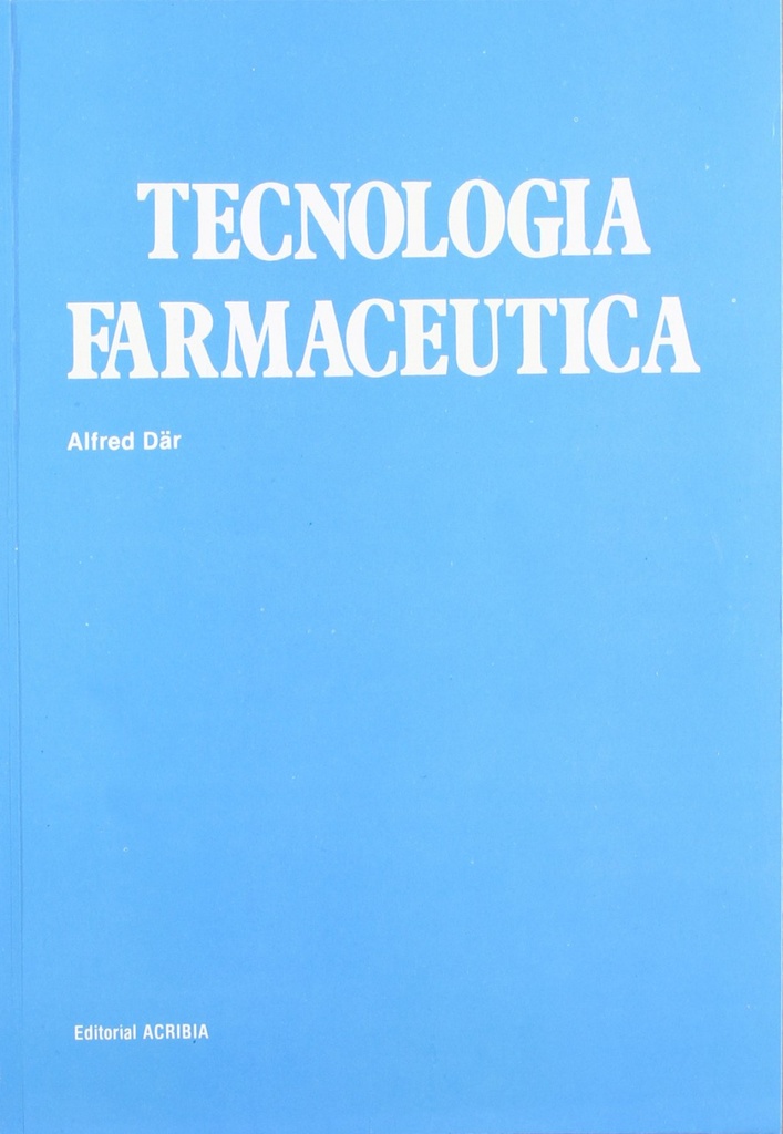 TECNOLOGÍA FARMACÉUTICA