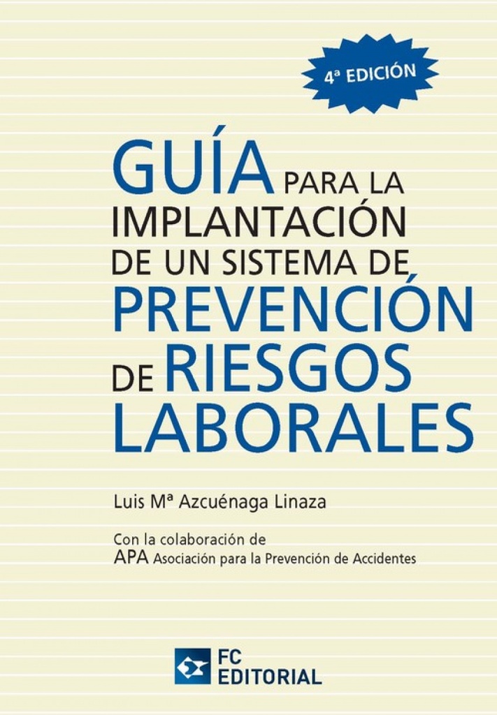 Guia Para Implantacion Sistema Prev.Riesgos Laborales (4ª)