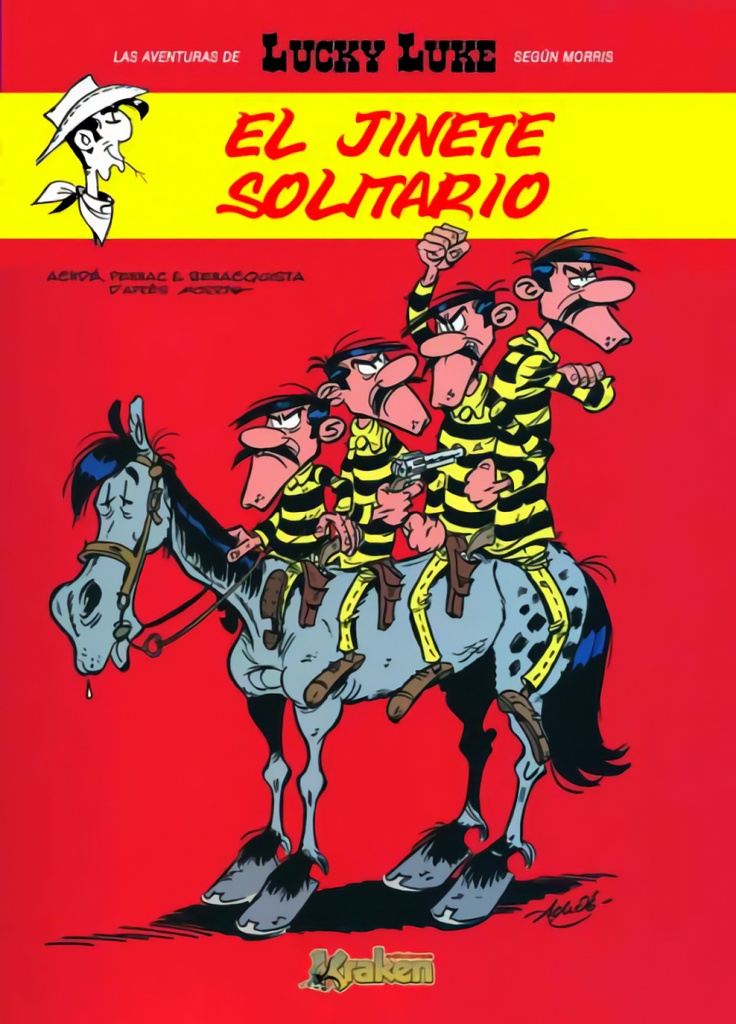 Lucky Luke, 3 Jinete Solitario