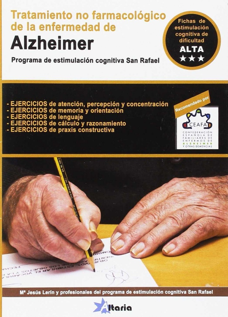 TRATAMIENTO NO FARMACOLOGICO de la enfermedad del alzheimer