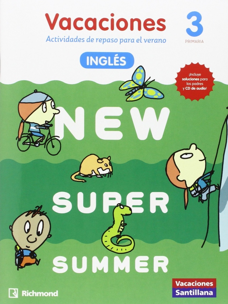 NEW SUPER SUMMER 3º PRIMARIA BOOK AUDIO