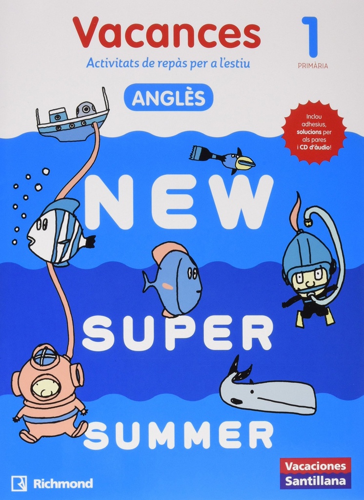 new super summer 1 catalan book+cd