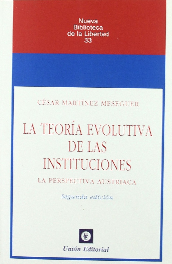 Teoria Evolutiva De Las Instituciones 2E