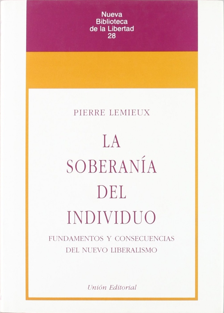 Soberania Del Individuo 2´Ed