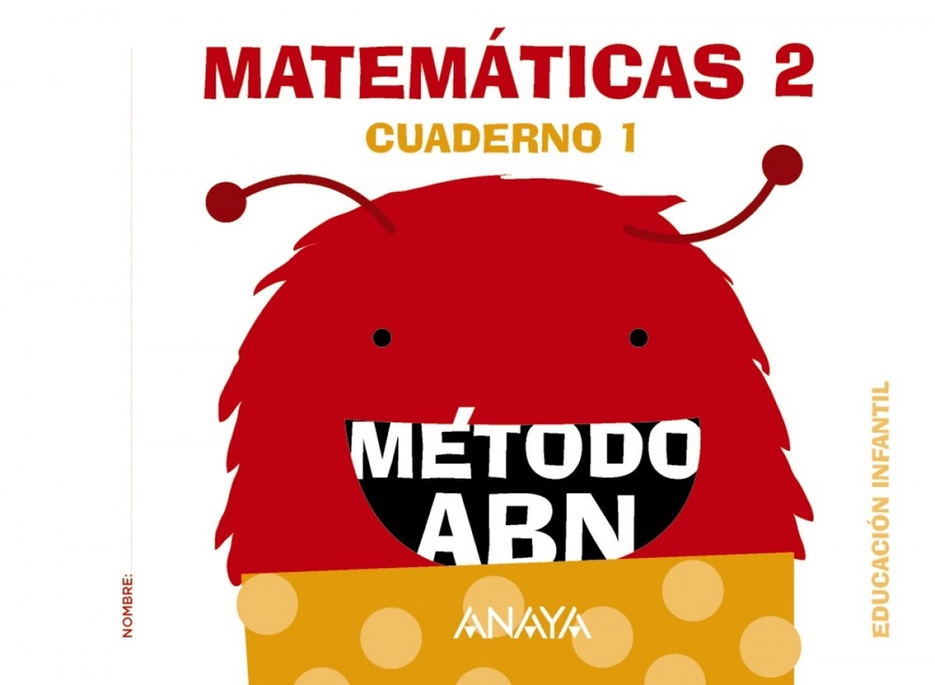 nivel II cuaderno matemáticas 1  abn  infantil 4 años