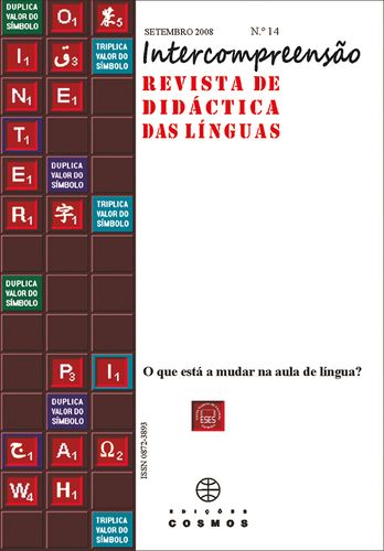 INTERCOMPREENSÃO N.º 14: O Que Está a mudar na Aula da L¡ngua