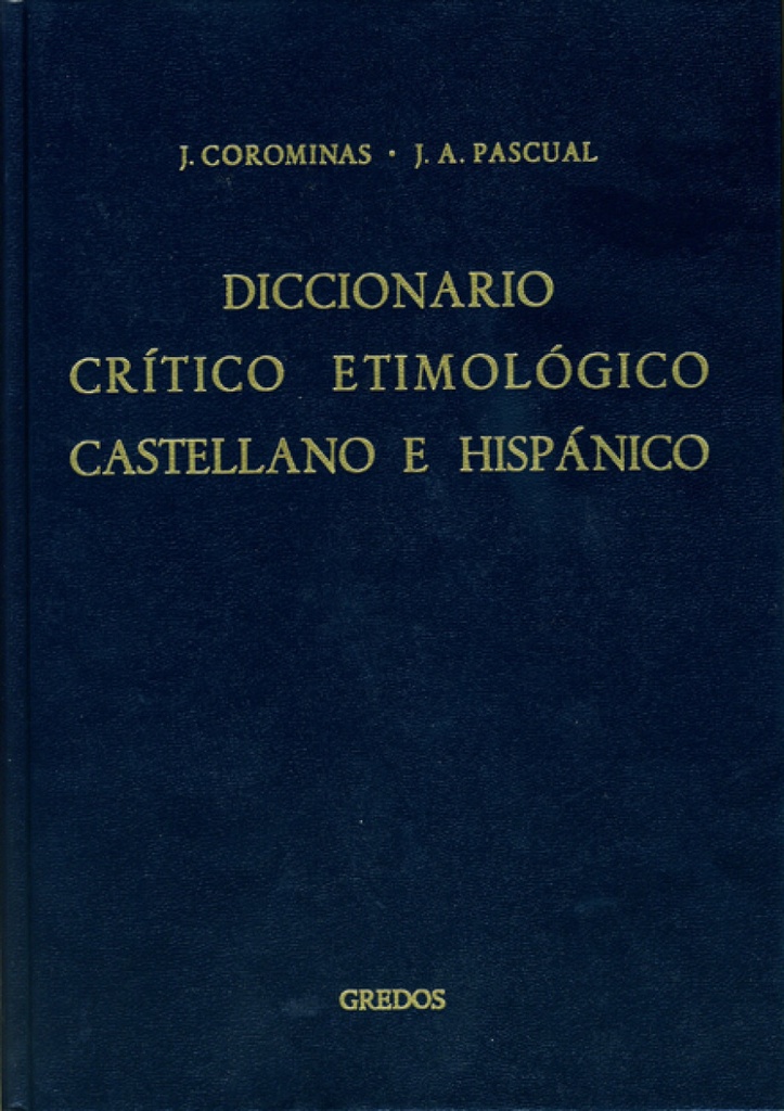 4.Diccionario Crítico Etimológico (Me-R)