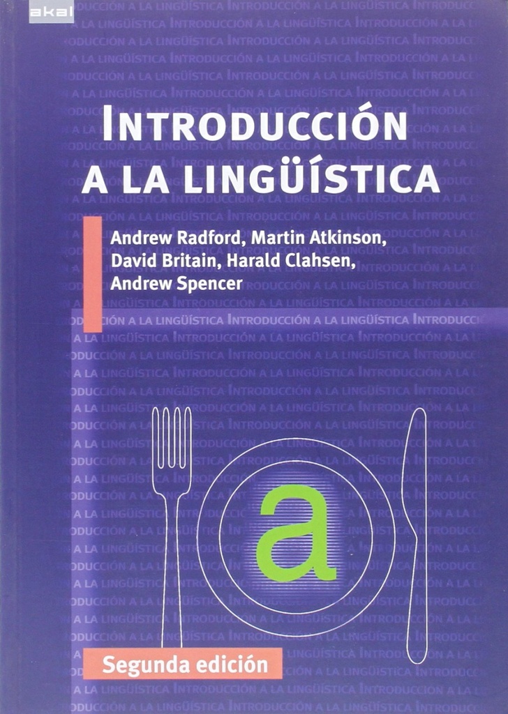 Introducción a la lingüistica