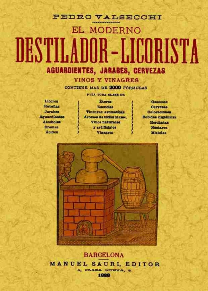 Moderno destilador-licorista. Edición facsimil