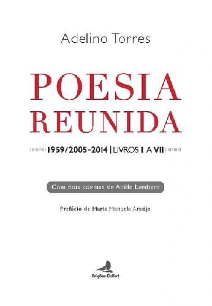 poesia reunida.(livros i a vii)