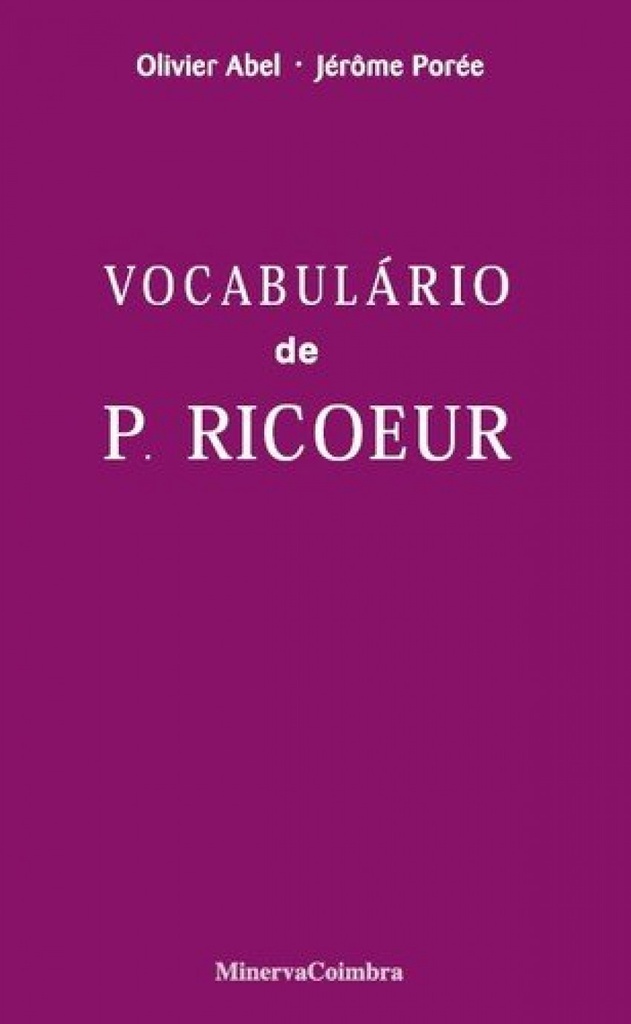 Vocabulário de P. Ricoeur