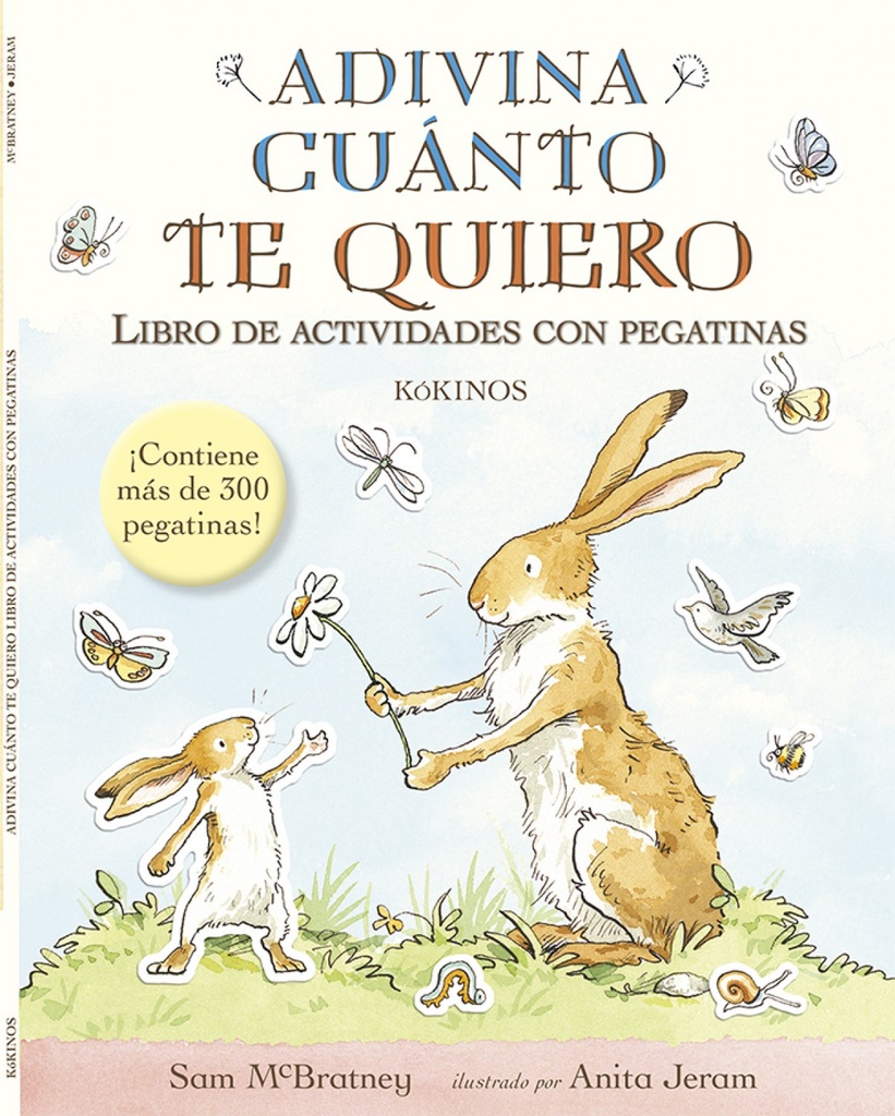 ADIVINA CUANTO TE QUIERO (PEGATINAS) LIBRO DE ACTIVIDADES