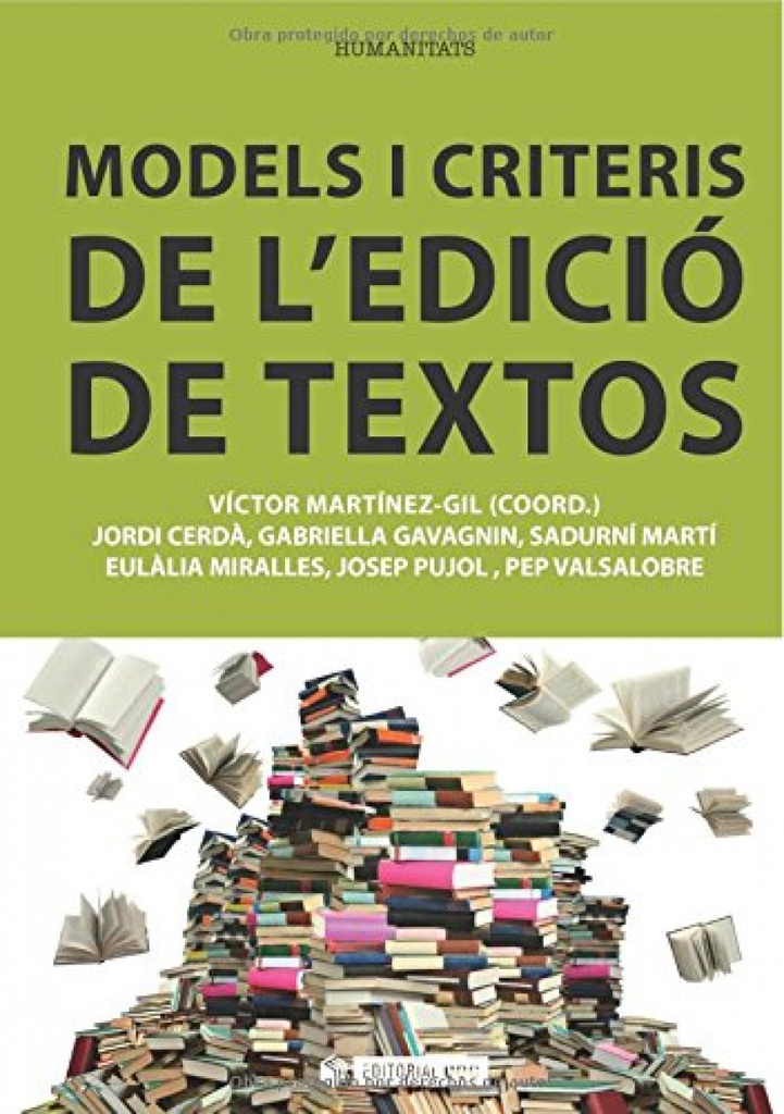 Models i criteris de l´edició de textos